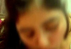 hot babe sucking lover dick