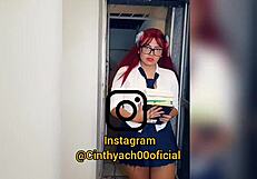 Cinthya's anal dildo play is so intense!