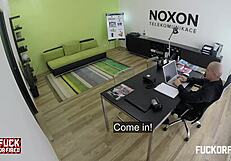 Barbora Proves Her Worth with Hard Fucking at Work