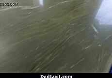 A cute Asian teen in daddy roleplay spreads her legs for a monster cock.