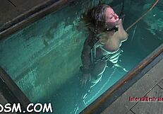 Sweet Diva Gropes Her Natural Tits in Fetish Bdsm.