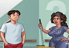 Summertimesaga: Admiring Her Pussy in Episode 4.45