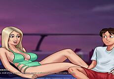 Summertimesaga: Admiring Her Pussy in Episode 4.45