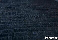 alicia alighetti in fishnet outfit deep throats a large cock