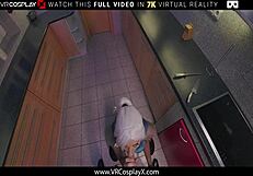 Eveline Dellai As Jett Takes Deep Anal In Vr