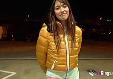 Wow! Street-Met Jennifer's Latin Ass Dominated in Public Doggystyle