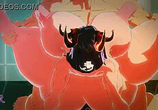 Succubus Cassia Teases in the Shower