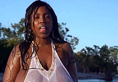 Street sex worker video Maserati XXX being dominated by her fans while having her large breasts and fat ass massaged