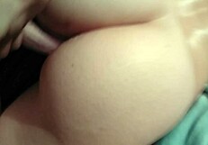 Amateur with big ass rides huge cock in homemade scene