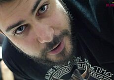 Magic Javi Convinces Delivery Man to Stroke His Gay Cock with Intense Handjob