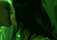 Shyla Jennings and Kenna James share a passionate orgasmic night as step sisters, licking vaginas and fingering to climax.