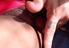 Cum fills pretty teen's ass