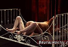 Jade Jantzen bound punished with anal assfucking squirting domination bondage