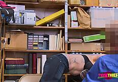 i see cute raven on officer's desk for interview