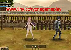 Pink Haired Girl Screams With Soldiers In Hentai Guild!