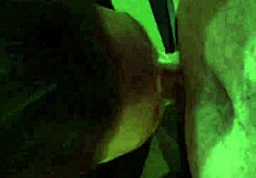 Blonde sucks cock while watching tv!