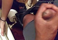 almost caught sucking that big black cock in the act