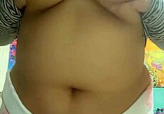 Teasing Fat Teen Pussy with Buttplug Anal