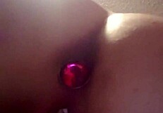 솔로 팬티 채우기 오르가즘으로 이어져