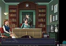 Summertime Saga Cumming In Tight Teen Pussy