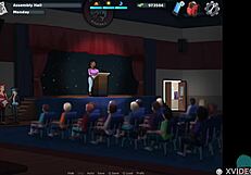 Summertime Saga Cumming In Tight Teen Pussy