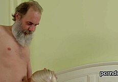 Sweetheart become a naughty cat to her former school teacher