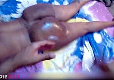 round ebony latina bbw gets her huge ass massaged