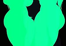 Intense erotic dancing seduces with sensual moves