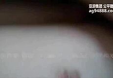 Vietnamese teen playing with pregnant friend