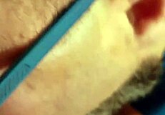 Gay Facial Cumshot in Hotel Room