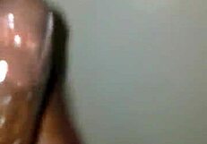 Pure Afro brunette gets a crazy handjob and spooning intercourse