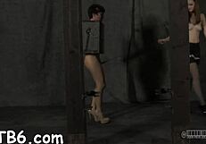 Bound Pornstar Sucks and Fucks Hardcore