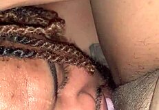 Redhead delivers strong head game on pussy