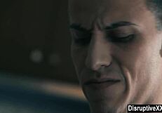 the tenant faces a difficult choice with the landlord's step-son, leading to an unexpected encounter