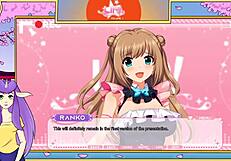 Idol in costume engages in lesbian hentai scenes