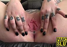 british milf elouise lust masturbates solo in detailed session