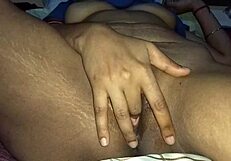 desi indian girl fingers her tight pussy