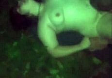 See Amateur slut Hannah Horn getting her shaved pussy pounded by two guys