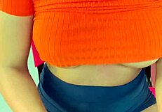 Carioca Student Squirts On Sticky Dick