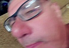 Mature Woman Strokes Oldtimer Friend's Prick