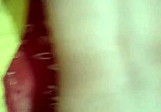 Latina girlfriend bends over for doggy