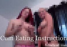 Babe Binds Man for Intense Femdom Face Sitting