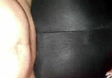 Amateur couple's homemade video of hardcore sex from behind