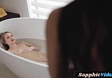 Bathing Lesbians Scissoring After Pussylicking