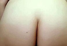 a european babe twerks her shaved ass for the camera