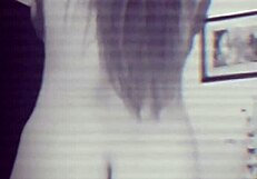 a european babe twerks her shaved ass for the camera