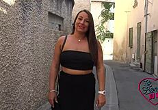 Belle brune Mila Samuse engages in anal sex with naughty Angelina, showcasing her small tits and assfucking.