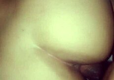 what a delicious ass my girlfriend has bent over in doggystyle for creampie and squirting