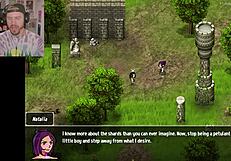 Regretful rpg adventure with big tits and group assfucking