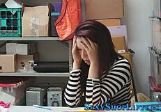 Real teen 18+ thief gets pounded hard